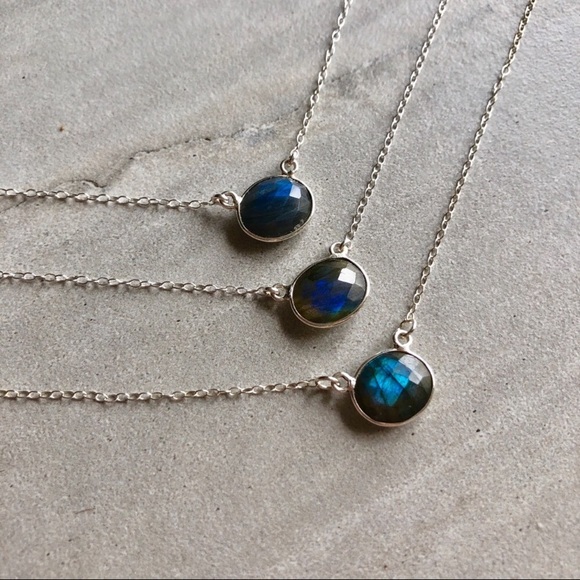 ❗️LAST❗️Sterling Silver Labradorite Necklace - Picture 4 of 7